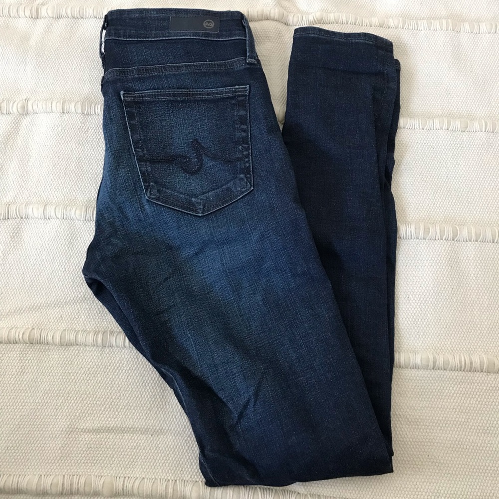 AG (Adriano Goldschmied) high rise skinny jean